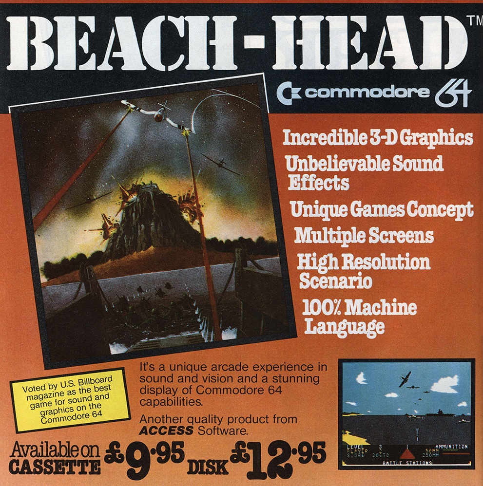 Beach-Head: Unveiling a Retro Gaming Gem - Action and Strategy Combined!