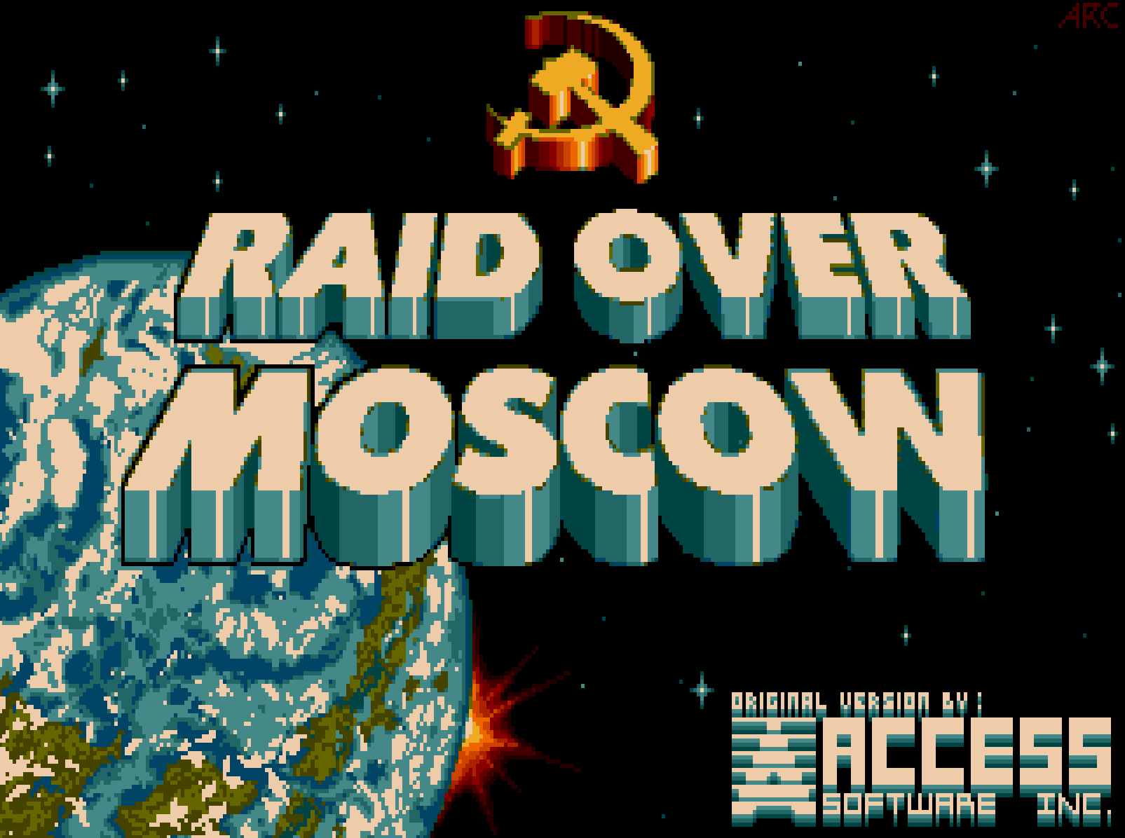 Raid over Moscow: Thrilling Cold War Conquests in Pixelated Skies